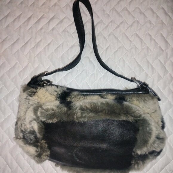 Vintage Paola! By PdL Firenze Genuine Leather & Black/White Mkink Purse - New - Picture 2 of 4